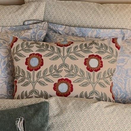 Floral Trellis Cushion - Multi